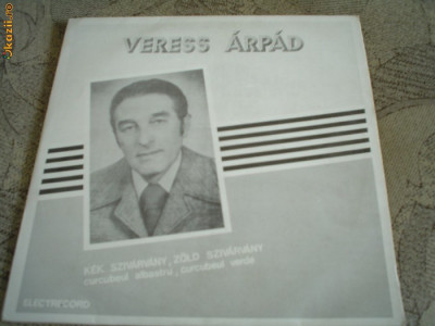 veress arpad kek szivarvany disc vinyl lp muzica populara ungureasca maghiara NM foto