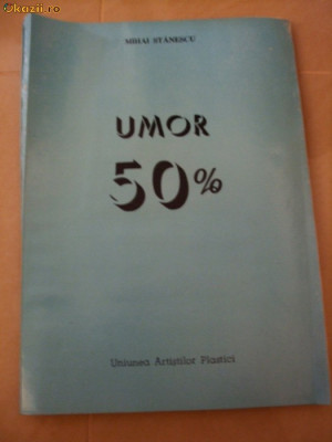 UMOR 50% - Album Caricaturi - Mihai Stanescu - 111 p. foto