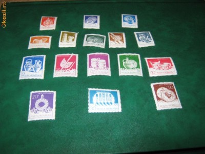 TIMBRE ROMANIA UZUALE 1983 foto
