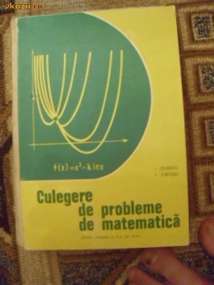 CULEGERE DE PROBLEME DE MATEMATICA PENTRU TREAPTA A II -A DE LICEU foto