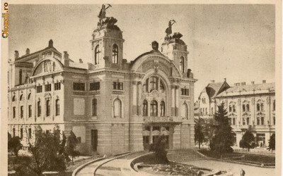 carte postala-CLUJ- Teatrul National foto