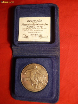 Medalie de Argint - Campionatul Mondial de Fotbal 1978 foto