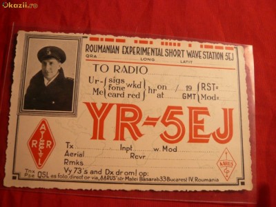 Carte Postala spec.-Radiofonie Aeriana Romaneasca foto