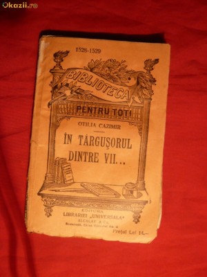Otilia Cazimir - In targusorul dintre vii... -BPT Alcalay 1939 foto
