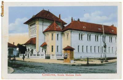 1530 - CRAIOVA, School Madona Dudu - old postcard - unused foto