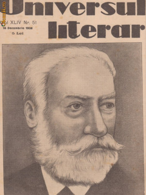 Revista Universul Literar : GHEORGHE PANU (1928) foto