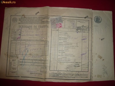 2 SCRISORI DE TRASURA &amp;#039;&amp;#039;MICA IUTEALA&amp;#039;&amp;#039; - 1926 foto