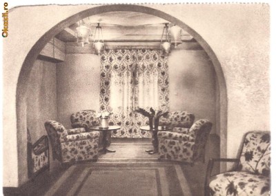 carte postala-Hall-ul Marelui Hotel,,Rex&amp;quot;de la Mamaia foto