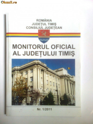 MONITORUL OFICIAL AL JUD.TIMIS 2011,TIMISOARA foto