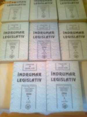 INDRUMAR LEGISLATIV ~ 2004 - colectie 17 vol. foto