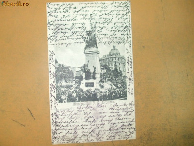 Carte postala Bucuresti Monumentul I. C. Bratianu foto