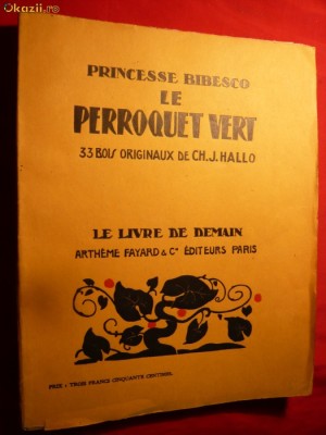 Printesa Bibescu -Le Perroquet Vert - 1928 foto