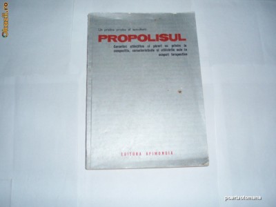 Propolis-Editia a II-a-/stuparit/apimondia/apicultura/albinelor/stuparului foto