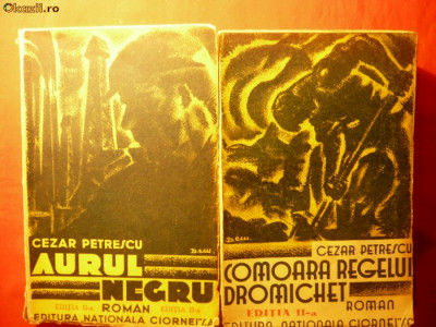 Cezar Petrescu - Pamant si Cer 2 vol. Ed.IIa 1935 ,399+391 pag foto