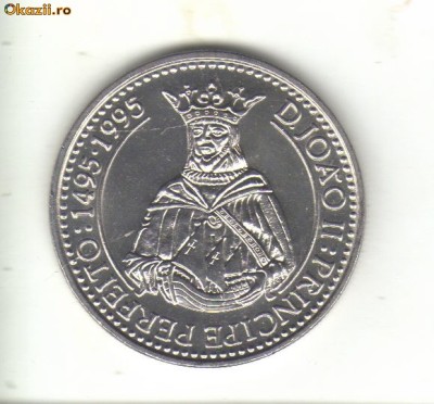 bnk mnd Portugalia 200 escudos (1994) unc , D Joao foto