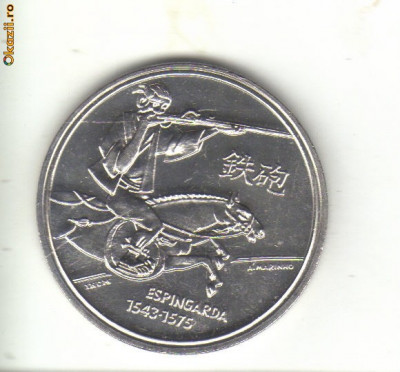 bnk mnd Portugalia 200 escudos 1993 unc , Espingarda foto