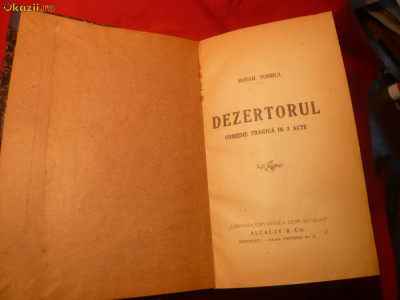 Mihail Sorbul - Dezertorul - 1918 - Teatru foto