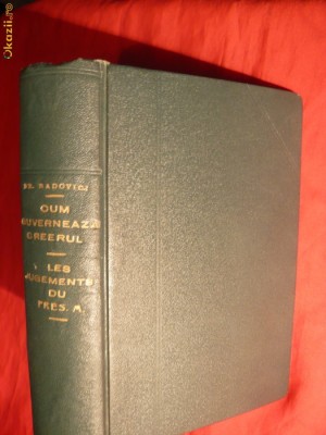 Dr.A.Radovici - Creerul-1935 si Pres.Magnaud -comentariu H.Leyret 1911 foto