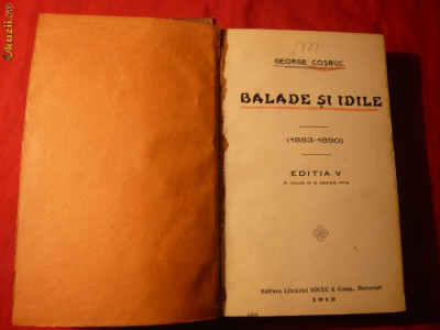 O.Goga -Din Umbra...-I.Ed.1913 si G.Cosbuc -Balade...-1912 foto