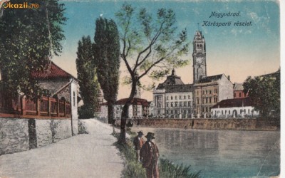B28709 Romania Nagyvarad Korosparti reszlet Oradea Vederea Crisului foto