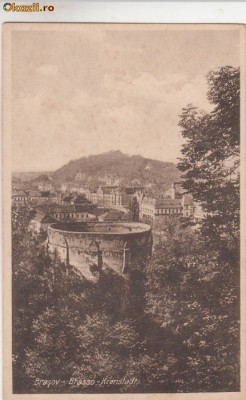 B28743 Romania Brasov Brasso Vedere de su Tampa la Cetate Kilatas a Cenk setany circulata foto