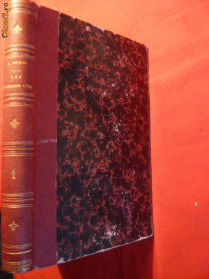 Alexandre Dumas - Les Quarante Cinq -ed. 1850 ,vol. 1 foto