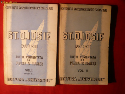 St.O.Iosif - POEZII - ed. 1943-1944 ,vol.1 si 2 foto