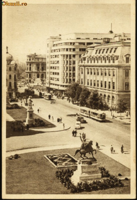 Carte postala ilustrata Bucuresti - Piata Universitatii foto