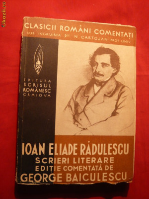 I.Heliade Radulescu - Scrieri Literare - 1939 foto