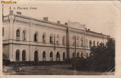 Z10377 Romania Pascai Gara Railway station foto