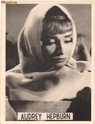 carte postala(ilustrata)-AUDREY HEPBURN foto