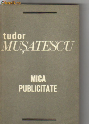 Tudor Musatescu - Mica publicitate foto
