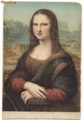 carte postala-MONA LISA foto