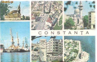 carte postala-CONSTANTA-colaj foto