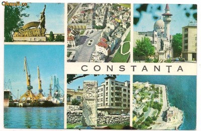 carte postala-CONSTANTA-colaj foto