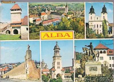 carte postala-ALBA - Colaj foto