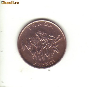 bnk mnd Tonga 2 seniti 1996 unc foto
