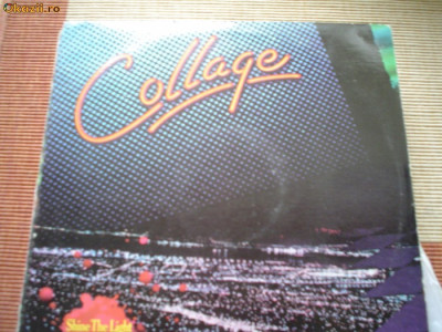 COLLAGE SHINE THE LIGHT 1985 album disc vinyl lp muzica funk soul pop VG+ foto