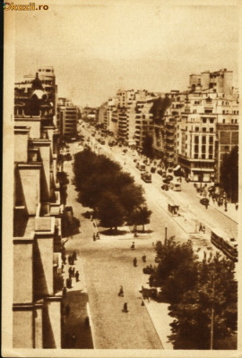 Carte postala ilustrata Bulevardul Nicolae Balcescu, Bucuresti foto
