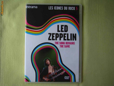 LED ZEPPELIN - The Song Remains The Same - DVD Original ca NOU foto