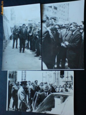 Fotografii Nicolae Ceausescu in vizita de lucru foto
