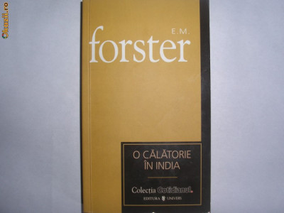 O calatorie in India E.M.Forester,r6 foto