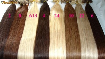 Extensii De Par Natural Clip On Cheratina Microring Cozi Bretoane