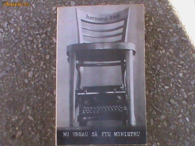Nu vreau sa fiu ministru foto