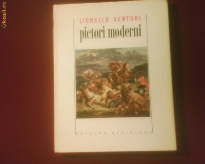 Lionello Venturi Pictori moderni foto