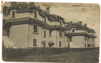 carte postala-PASCANI-Cartierele NOI C.F.R. foto