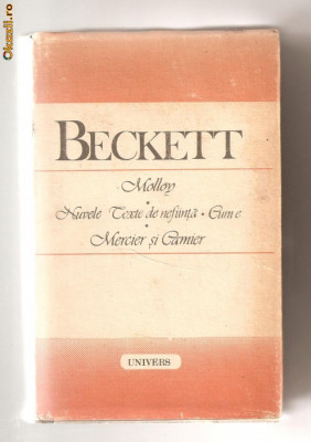 (C636) MOLLY, NUVELE SI TEXTE DE NEFIINTA, CUM E, MERCIER SI CAMIER DE BECKETT foto