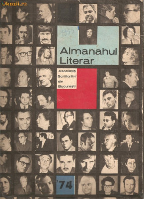 (C634) ALMANAHUL LITERAR 1974 foto