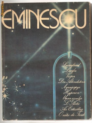 (C632) LUCEAFARUL DE MIHAI EMINESCU, EDITIE IN 10 LIMBI, EDITURA CARTEA ROMANEASCA, BUCURESTI, 1984 foto