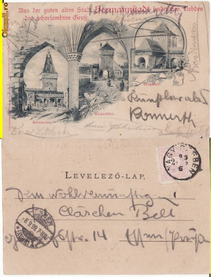 Sibiu- 1899,clasica, rara foto